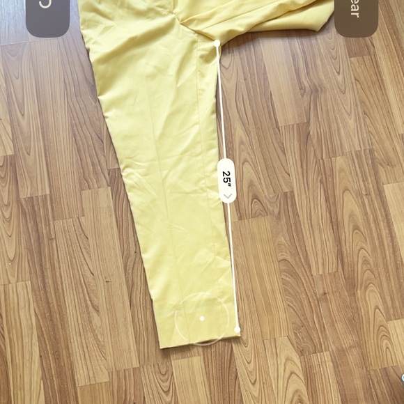 House of bijan classic yellow ankle length trouser men’s size xs - Picture 2 of 7